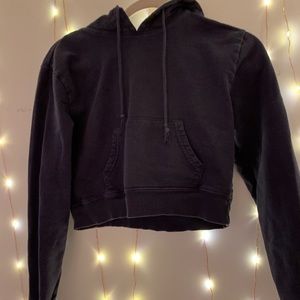 vintage cropped brandy melville hoodie